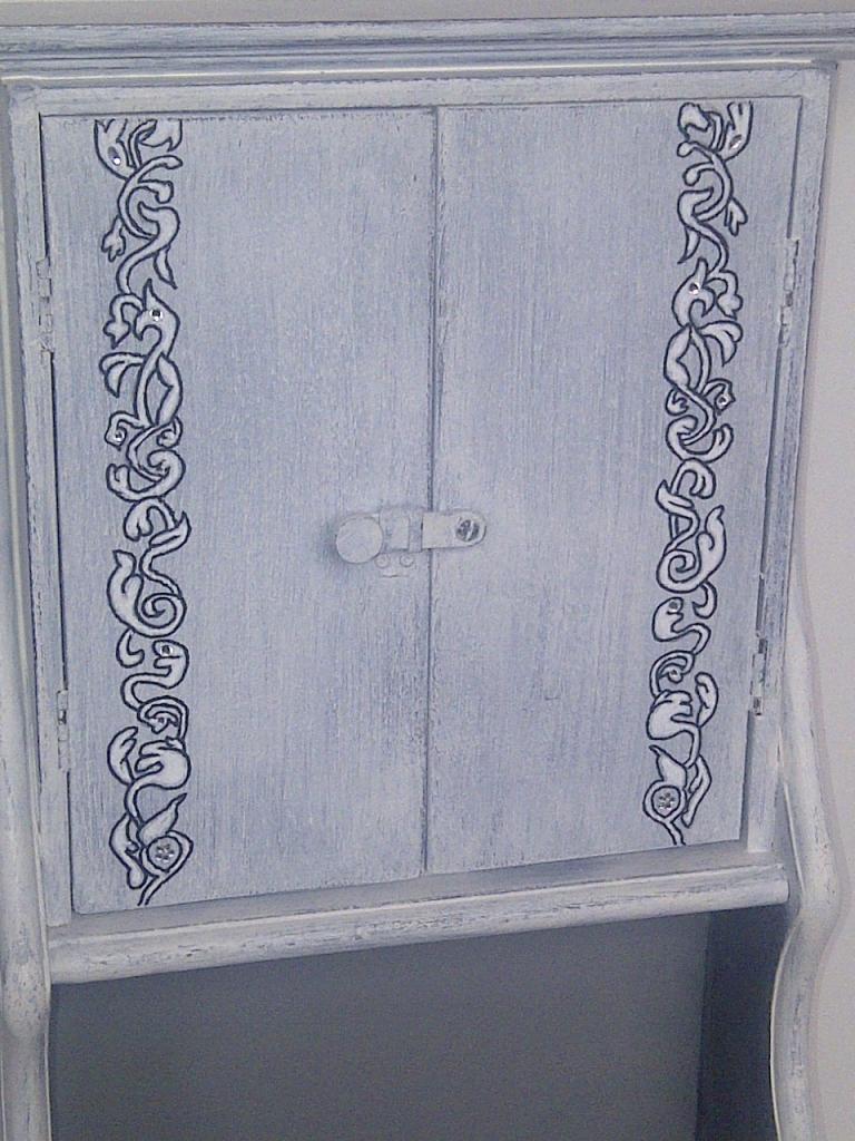 Détail du motif réalisé à la main