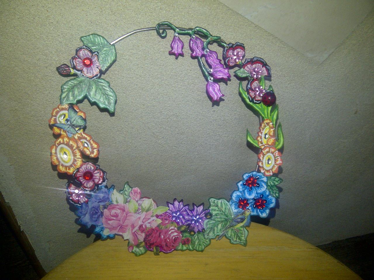 couronne de fleurs